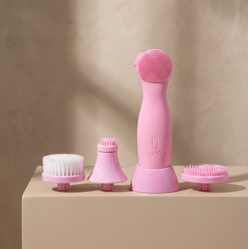 🌿 RITUAL DE LIMPIEZA FACIAL EVIVTA™ — SILICONA PREMIUM CON 5 ACCESORIOS