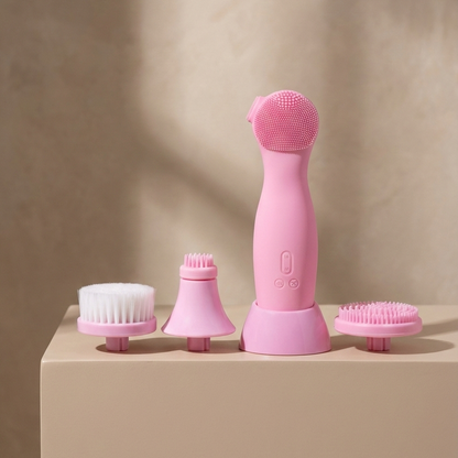 🌿 RITUAL DE LIMPIEZA FACIAL EVIVTA™ — SILICONA PREMIUM CON 5 ACCESORIOS