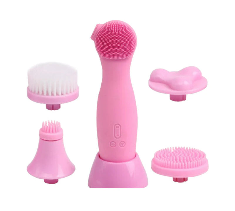 🌿 RITUAL DE LIMPIEZA FACIAL EVIVTA™ — SILICONA PREMIUM CON 5 ACCESORIOS